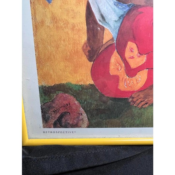 Framed Paul Gauguin Print Nafea faa Ipoipo aka When Will You Marry - Picture 7 of 7